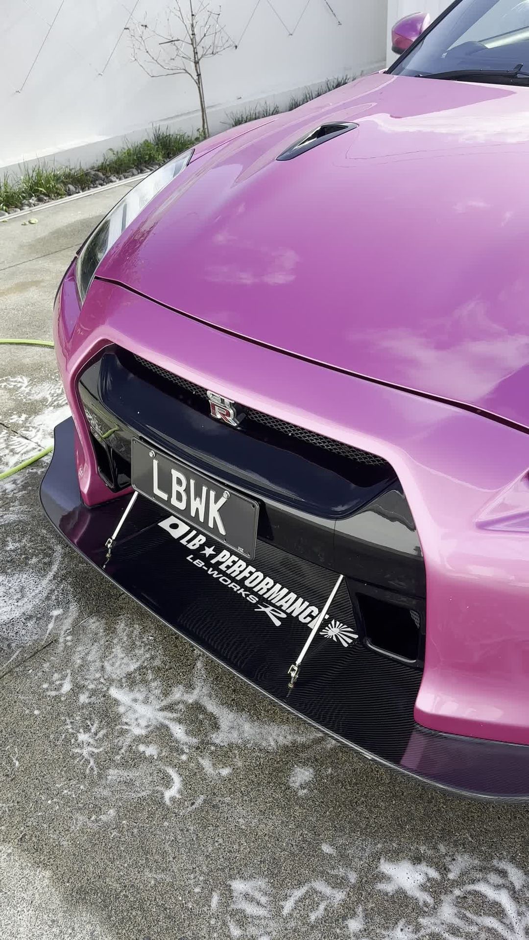 Liberty Walk GT-R freshly detailed