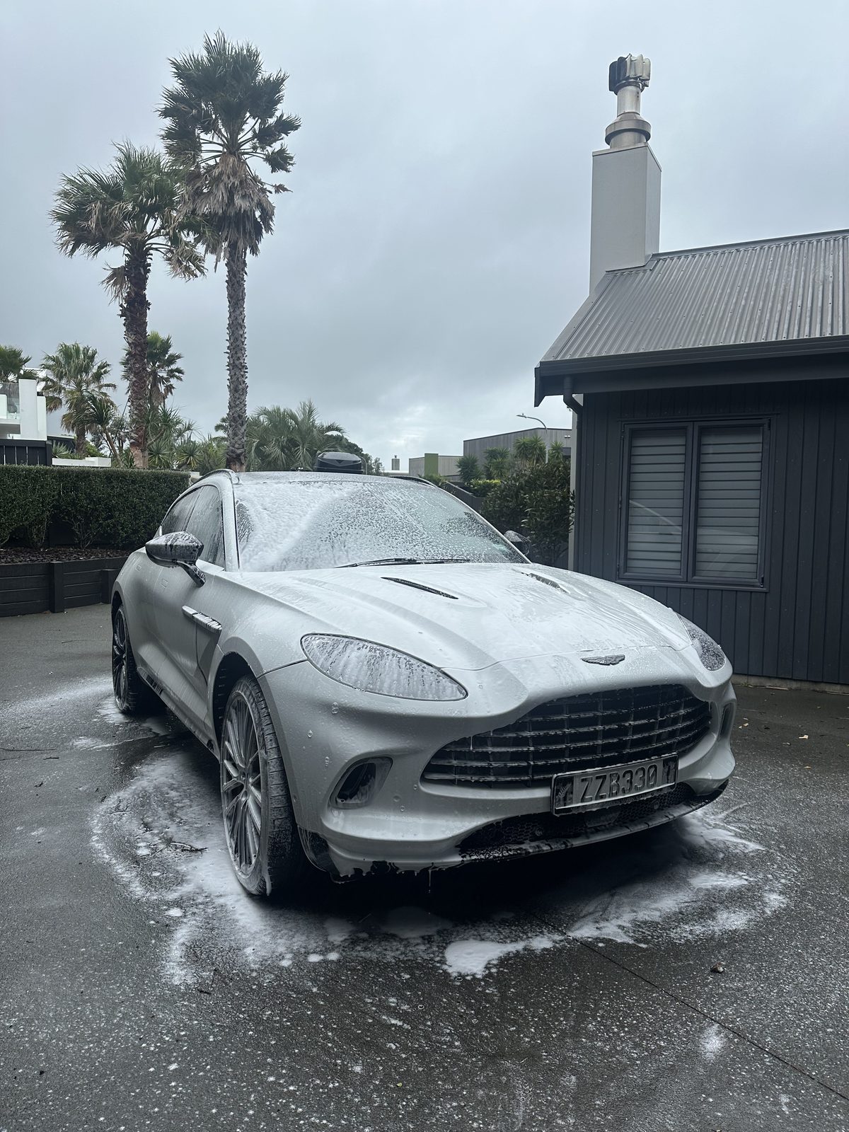 Supreme finishes - Aston Martin foam treatment